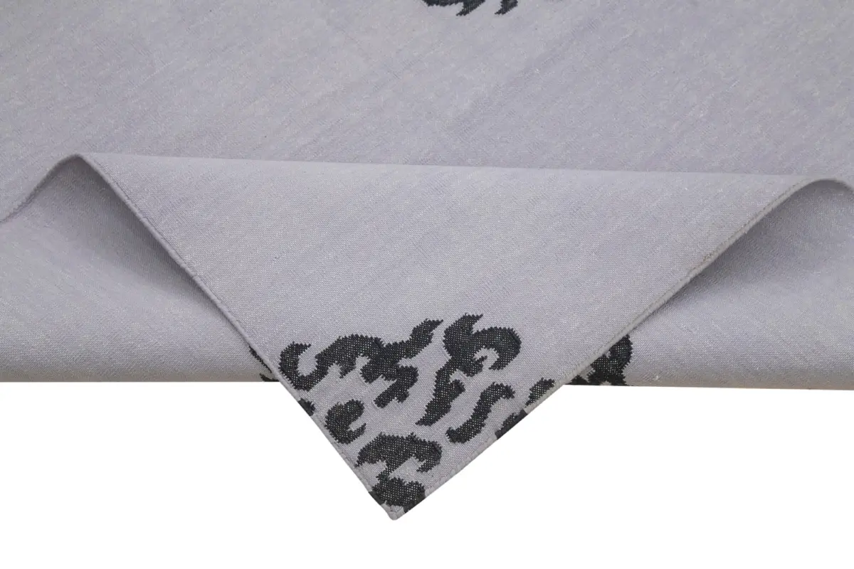 Duri Modern Mor Pamuk Üstü Yün El Dokuma Kilim-238x300 - Görsel 6