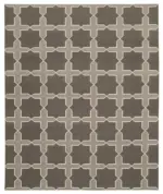 Duri Modern Kahverengi Pamuk Üstü Yün El Dokuma Kilim-248x302