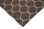Duri Modern Kahverengi Pamuk Üstü Yün El Dokuma Kilim-108x170 - Görsel 4