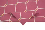 Duri Modern Fuşya Pamuk Üstü Yün El Dokuma Kilim-107x165 - Görsel 6