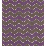 Duri Modern Kahverengi Pamuk Üstü Yün El Dokuma Kilim-110x166