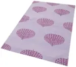 Duri Modern Fuşya Pamuk Üstü Yün El Dokuma Kilim-102x168 - Görsel 3