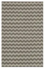 Duri Modern Kahverengi Pamuk Üstü Yün El Dokuma Kilim-106x166