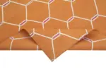 Duri Modern Turuncu Pamuk Üstü Yün El Dokuma Kilim-112x171 - Görsel 6