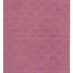 Duri Modern Fuşya Pamuk Üstü Yün El Dokuma Kilim-115x166