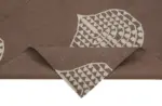 Duri Modern Kahverengi Pamuk Üstü Yün El Dokuma Kilim-115x168 - Görsel 6