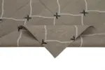 Duri Modern Gri Pamuk Üstü Yün El Dokuma Kilim-110x163 - Görsel 6