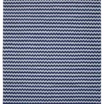 Duri Modern Mavi Pamuk Üstü Yün El Dokuma Kilim-305x415