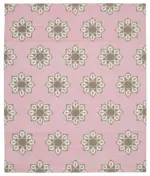 Duri Modern Pembe Pamuk Üstü Yün El Dokuma Kilim-250x302