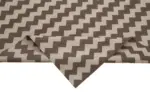 Duri Modern Kahverengi Pamuk Üstü Yün El Dokuma Kilim-241x300 - Görsel 6