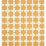 Duri Modern Beyaz Pamuk Üstü Yün El Dokuma Kilim-240x302