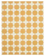 Duri Modern Beyaz Pamuk Üstü Yün El Dokuma Kilim-240x302