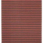 Duri Modern Kahverengi Pamuk Üstü Yün El Dokuma Kilim-245x298