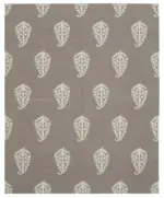 Duri Modern Gri Pamuk Üstü Yün El Dokuma Kilim-246x300