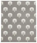 Duri Modern Gri Pamuk Üstü Yün El Dokuma Kilim-252x298