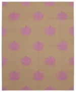 Duri Modern Kahverengi Pamuk Üstü Yün El Dokuma Kilim-244x302