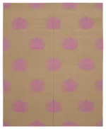 Duri Modern Kahverengi Pamuk Üstü Yün El Dokuma Kilim-244x300