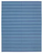 Duri Modern Mavi Pamuk Üstü Yün El Dokuma Kilim-242x306