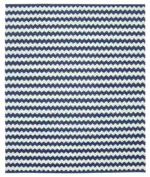 Duri Modern Mavi Pamuk Üstü Yün El Dokuma Kilim-240x292