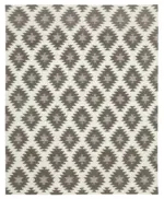 Duri Modern Kahverengi Pamuk Üstü Yün El Dokuma Kilim-242x300