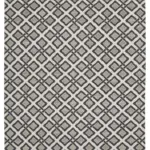 Duri Modern Gri Pamuk Üstü Yün El Dokuma Kilim-247x297