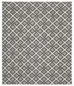 Duri Modern Gri Pamuk Üstü Yün El Dokuma Kilim-247x297