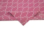 Duri Modern Pembe Pamuk Üstü Yün El Dokuma Kilim-247x297 - Görsel 6