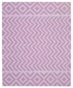 Duri Modern Mor Pamuk Üstü Yün El Dokuma Kilim-242x297