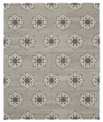 Duri Modern Kahverengi Pamuk Üstü Yün El Dokuma Kilim-240x294