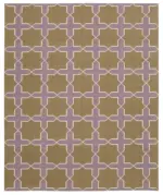 Duri Modern Kahverengi Pamuk Üstü Yün El Dokuma Kilim-247x304