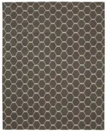 Duri Modern Kahverengi Pamuk Üstü Yün El Dokuma Kilim-278x354