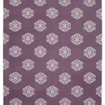 Duri Modern Mor Pamuk Üstü Yün El Dokuma Kilim-278x361