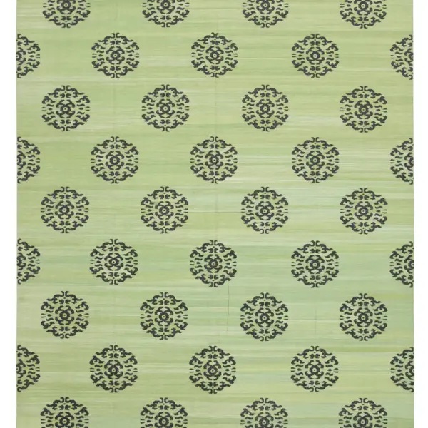 Rc_32681_1_Green_Dhurrie_Kilim_Rugs