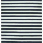 Duri Modern Siyah Pamuk Üstü Yün El Dokuma Kilim-270x370