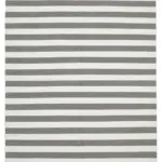 Duri Modern Gri Pamuk Üstü Yün El Dokuma Kilim-271x365