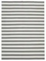 Duri Modern Gri Pamuk Üstü Yün El Dokuma Kilim-271x365