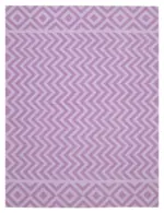 Duri Modern Mor Pamuk Üstü Yün El Dokuma Kilim-280x358