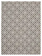 Duri Modern Kahverengi Pamuk Üstü Yün El Dokuma Kilim-270x361