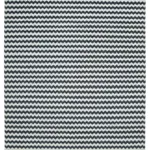 Duri Modern Siyah Pamuk Üstü Yün El Dokuma Kilim-306x423