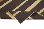Duri Modern Kahverengi Pamuk Üstü Yün El Dokuma Kilim-270x367 - Görsel 6