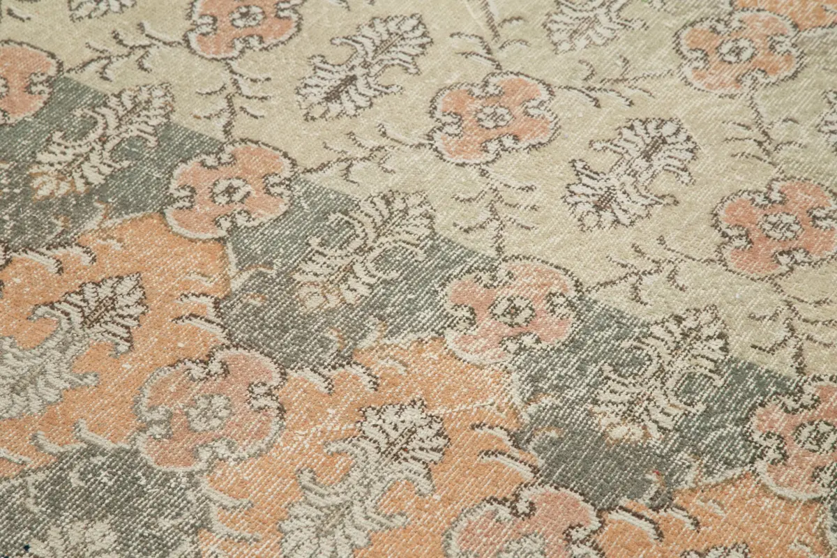 Damalı Modern Dizayn Geometrik Multi Renk Pamuk Üstü Yün El Dokuma Halı-162x294 - Görsel 5