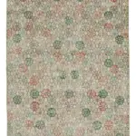 Damalı Modern Dizayn Geometrik Multi Renk Pamuk Üstü Yün El Dokuma Halı-162x260