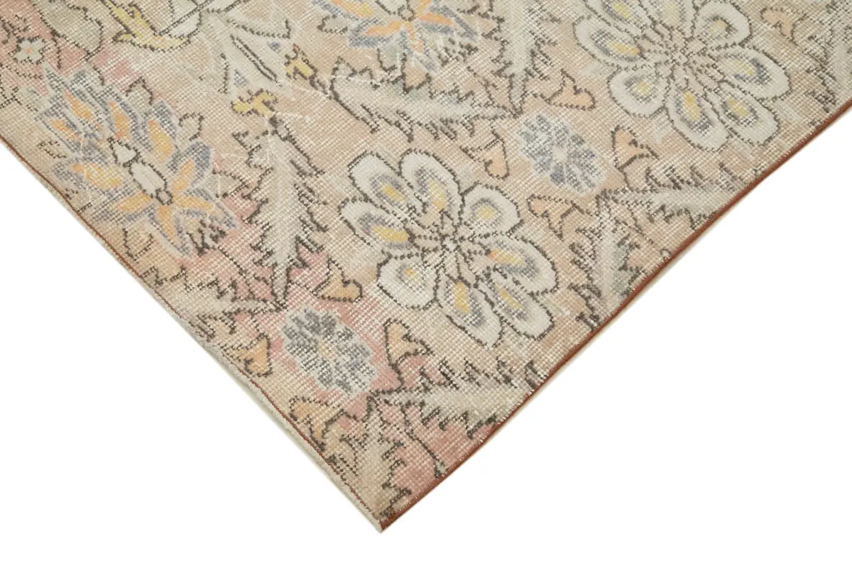 Damalı Modern Dizayn Geometrik Kırmızı Pamuk Üstü Yün El Dokuma Halı-165x237 - Görsel 4