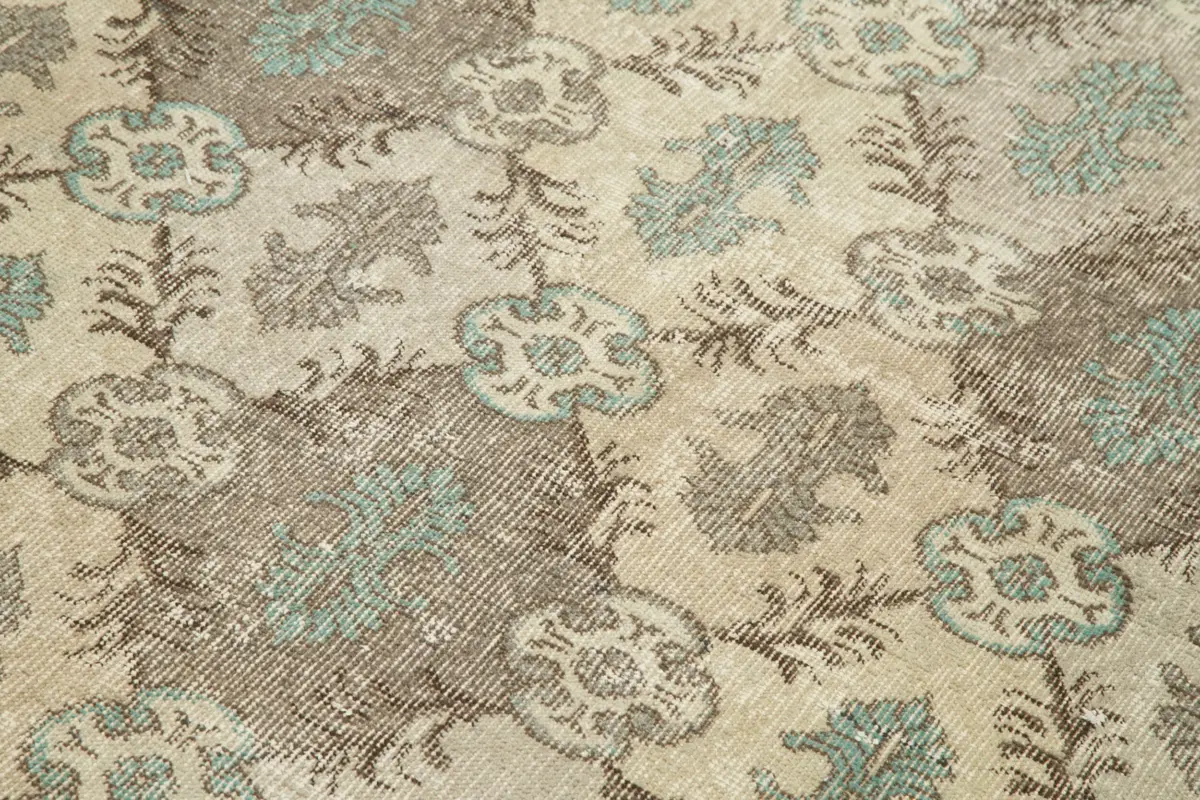 Damalı Modern Dizayn Geometrik Multi Renk Pamuk Üstü Yün El Dokuma Halı-159x283 - Görsel 5