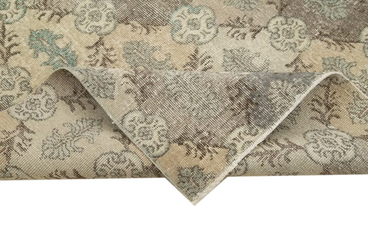 Damalı Modern Dizayn Geometrik Multi Renk Pamuk Üstü Yün El Dokuma Halı-159x283 - Görsel 6