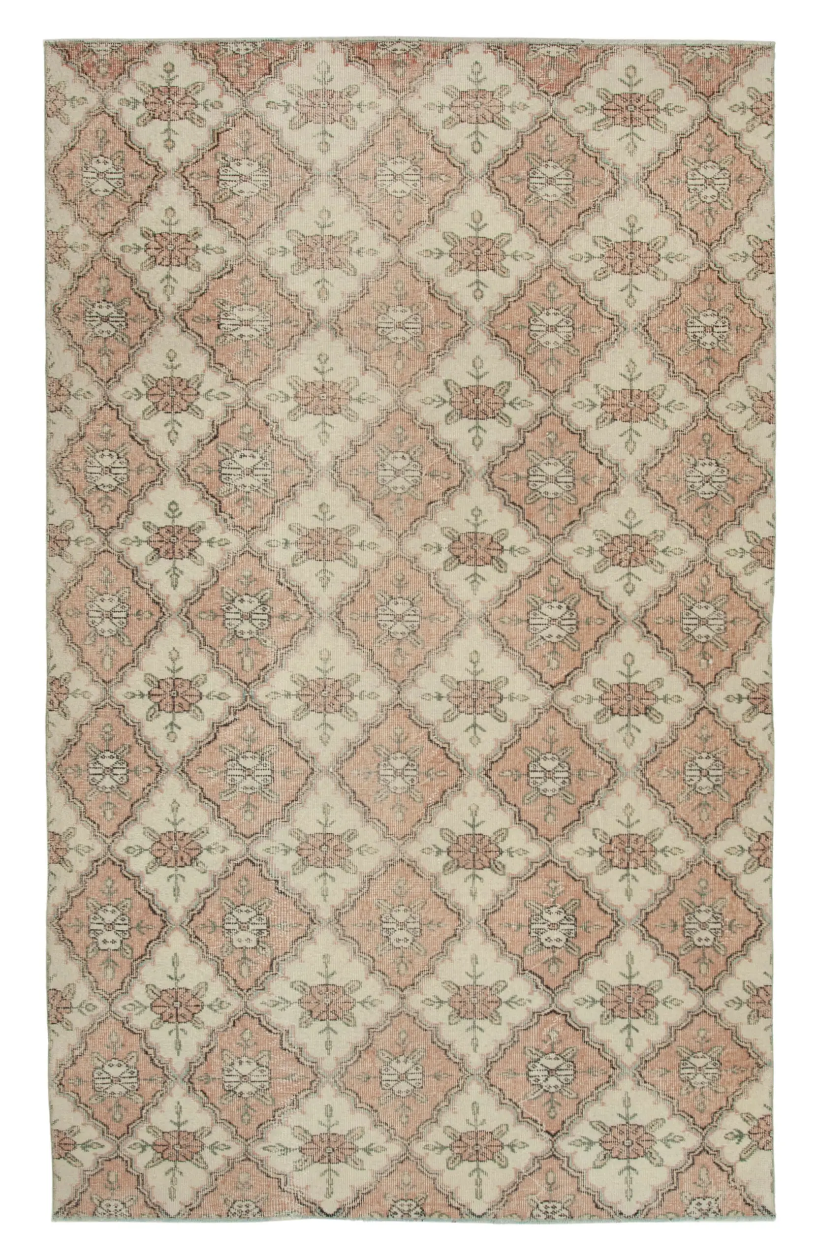 Rc_33214_0_Multicolor_Geometric_Rugs Damalı Modern Dizayn Geometrik Multi Renk Pamuk Üstü Yün El Dokuma Halı-170x272 - Görsel 1