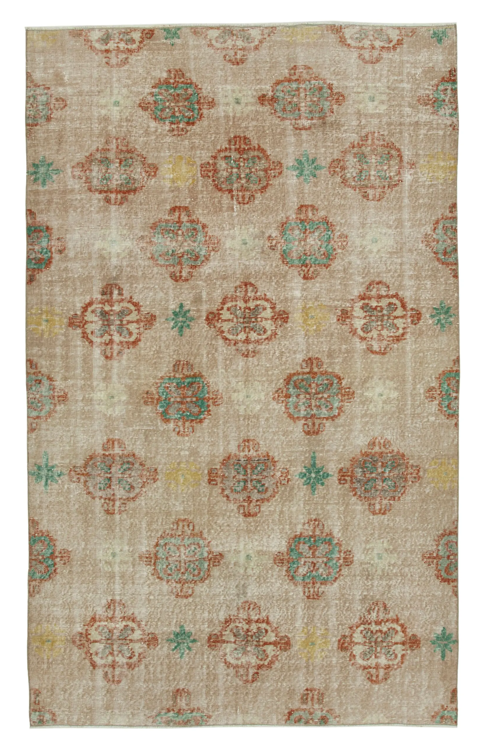 Rc_33259_0_Multicolor_Geometric_Rugs Damalı Modern Dizayn Geometrik Multi Renk Pamuk üstü Yün El Dokuma Halı-164x268 - Görsel 1