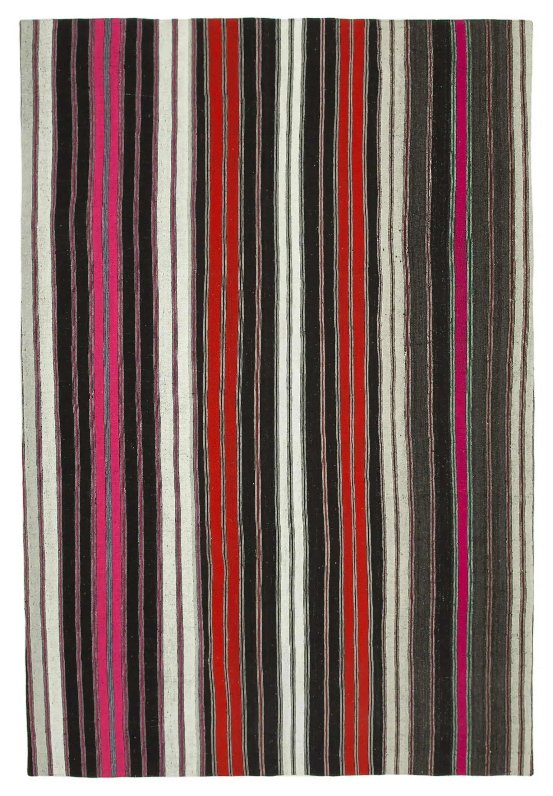 Rc_34450_1_Multicolor_Oriental_Kilim_Patchwork_Rugs Chaput Patchwork Multi Renk Pamuk Üzerine Yün El Dokuma Kilim-260x385 - Görsel 1