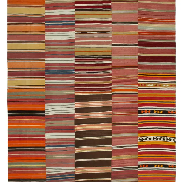 Rc_34468_1_Orange_Oriental_Kilim_Patchwork_Rugs