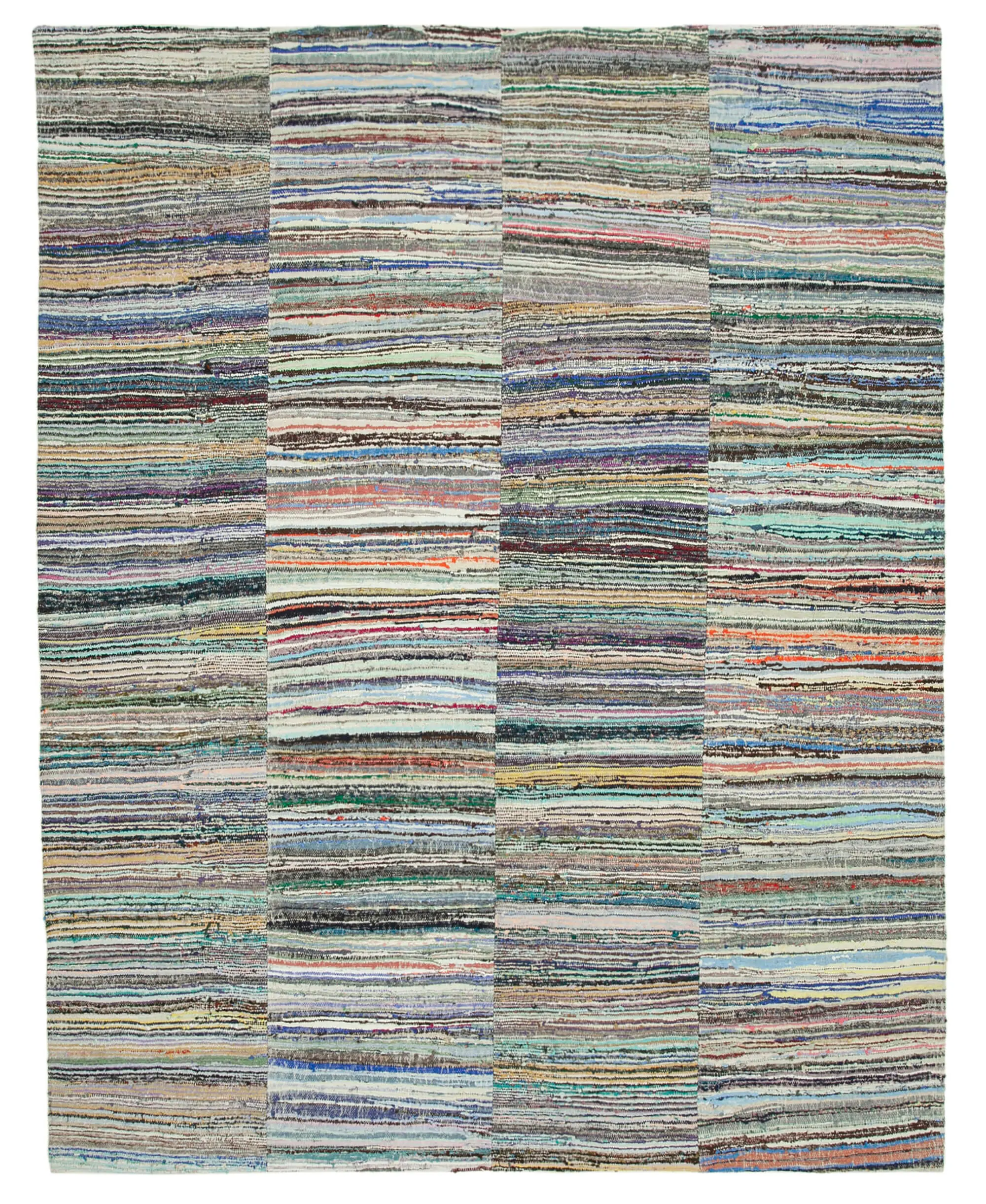 Rc_34473_1_Multicolor_Oriental_Kilim_Patchwork_Rugs Chaput Patchwork Multi Renk Pamuk Üzerine Yün El Dokuma Kilim-280x355 - Görsel 1